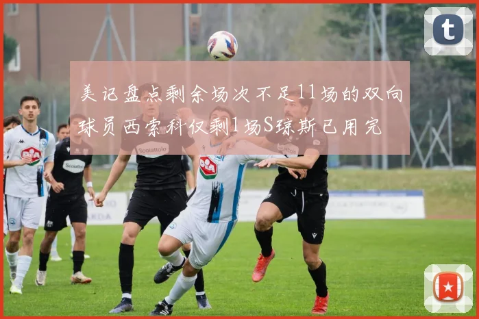 美记盘点剩余场次不足11场的双向球员西索科仅剩1场S琼斯已用完